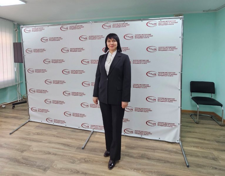 Представниця ТНПУ ім.В. Гнатюка - доцентка Ганна Чайковська